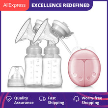 Load image into Gallery viewer, Double Bilateral Electric Breast Pump Milker Suction Large Automatic Massage Postpartum Milk Maker Bebes Accesorios
