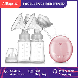 Double Bilateral Electric Breast Pump Milker Suction Large Automatic Massage Postpartum Milk Maker Bebes Accesorios